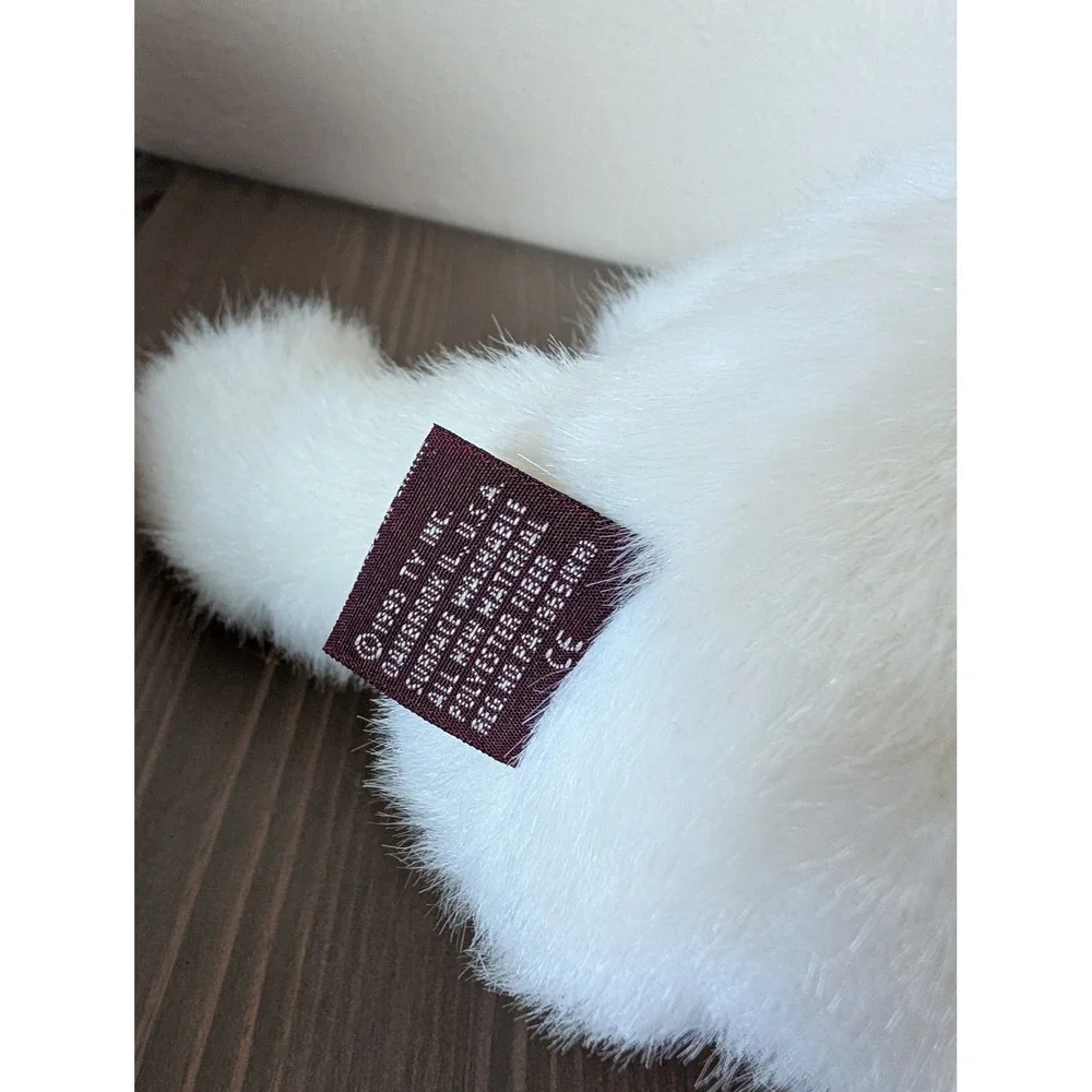 Ty Amore White Bear Red‎ Ribbon I Heart U Plush Collectible Love Valentine's Toy